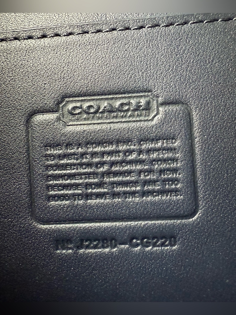Coach Archival Trail Bag in Sport Blue - Picture 6 of 6